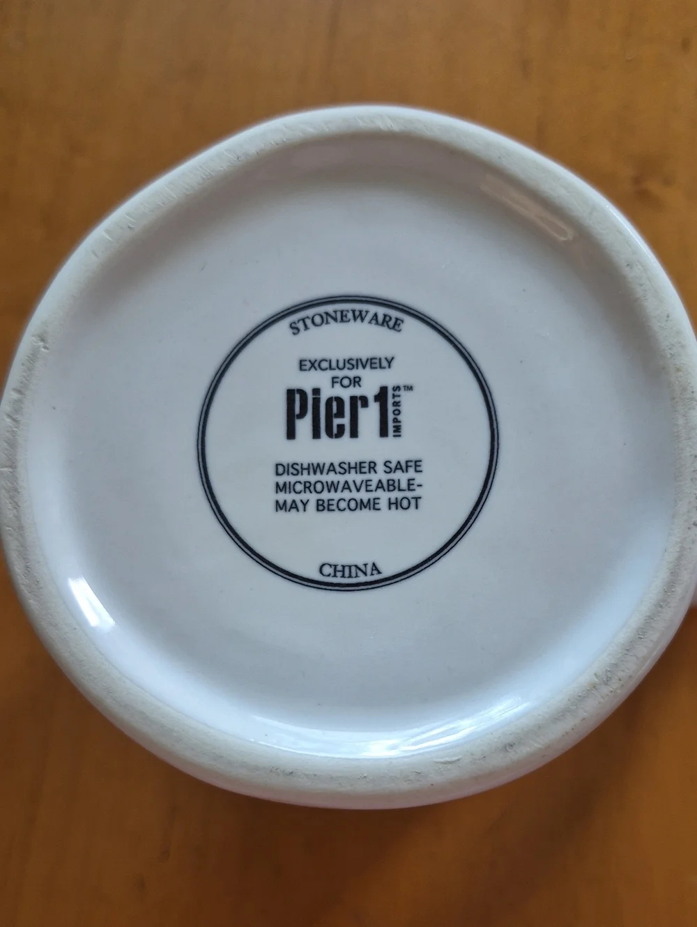 Pier 1 White Mug with Black “#HOMEBODY” Text. 20 oz.